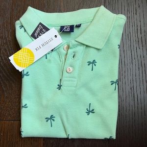 PX Kids Boys Palm Tree Polo Shirt